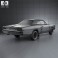 Dodge Coronet R/T Coupe 1968 3d model