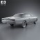 Dodge Coronet R/T Coupe 1968 3d model