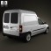 Ford Courier Van UK 1999 3d model