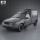 Ford Courier Van UK 1999 3d model
