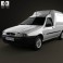 Ford Courier Van UK 1999 3d model