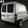 Ford Courier Van UK 1999 3d model