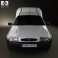 Ford Courier Van UK 1999 3d model