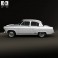 GAZ 21 Volga 1962 3d model