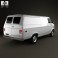 GMC Vandura Panel Van 1992 3d model