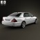 Lexus LS (XF30) 2003 3d model