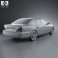 Lexus LS (XF30) 2003 3d model