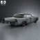Lincoln Continental convertible 1964 3d model