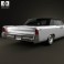 Lincoln Continental convertible 1964 3d model