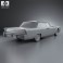 Lincoln Continental convertible 1964 3d model