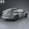 BMW 5 Series (F07) Gran Turismo 2014 3d model