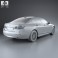 BMW 5 Series (F10) sedan 2014 3d model