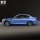 BMW M5 sedan (F10) 2012 3d model