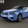 BMW M5 sedan (F10) 2012 3d model
