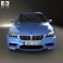 BMW M5 sedan (F10) 2012 3d model
