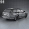 BMW 5 Series (F11) touring 2014 3d model