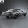 Chevrolet Camaro 1974 3d model