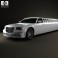 Chrysler 300C limousine 2009 3d model