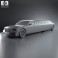 Chrysler 300C limousine 2009 3d model