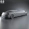 Chrysler 300C limousine 2009 3d model