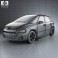 Citroen C4 Picasso 2014 3d model