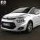 Citroen C4 Picasso 2014 3d model