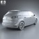 Citroen C4 Picasso 2014 3d model