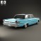 Ford Galaxie 500 4-door hardtop 1963 3d model
