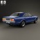 Ford Granada 4-door sedan EU 1972 3d model