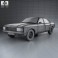 Ford Granada 4-door sedan EU 1972 3d model