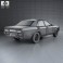 Ford Granada 4-door sedan EU 1972 3d model