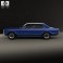 Ford Granada 4-door sedan EU 1972 3d model
