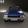 Ford Granada 4-door sedan EU 1972 3d model