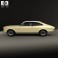 Ford Granada coupe EU 1972 3d model