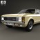 Ford Granada coupe EU 1972 3d model