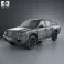 Ford Ranger Double Cab 2003 3d model