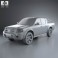 Ford Ranger Double Cab 2003 3d model