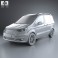 Ford Tourneo Courier 2013 3d model