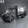 Freightliner M2 Heil PT 1000 Garbage Truck 2012 3d model
