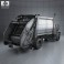 Freightliner M2 Heil PT 1000 Garbage Truck 2012 3d model