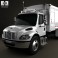 Freightliner M2 Heil PT 1000 Garbage Truck 2012 3d model