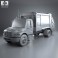 Freightliner M2 Heil PT 1000 Garbage Truck 2012 3d model