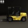 Hyundai 70DS-7E Forklift 2012 3d model