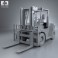 Hyundai 70DS-7E Forklift 2012 3d model