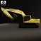 Hyundai R220LC-9S Excavator 2013 3d model