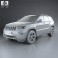 Jeep Grand Cherokee Overland 2014 3d model