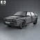 Lancia Delta Integrale 1992 3d model