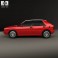 Lancia Delta Integrale 1992 3d model