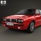 Lancia Delta Integrale 1992 3d model