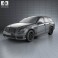 Mercedes-Benz E-class 63 AMG estate 2010 3d model
